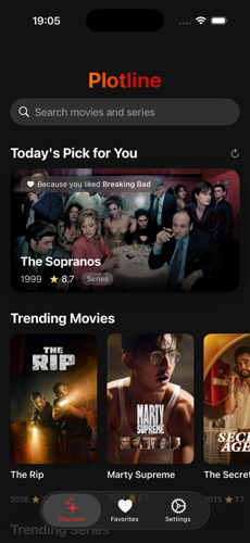 Plotline screenshot 1